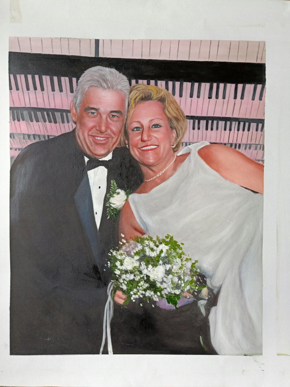 Artist-Rendered Painting