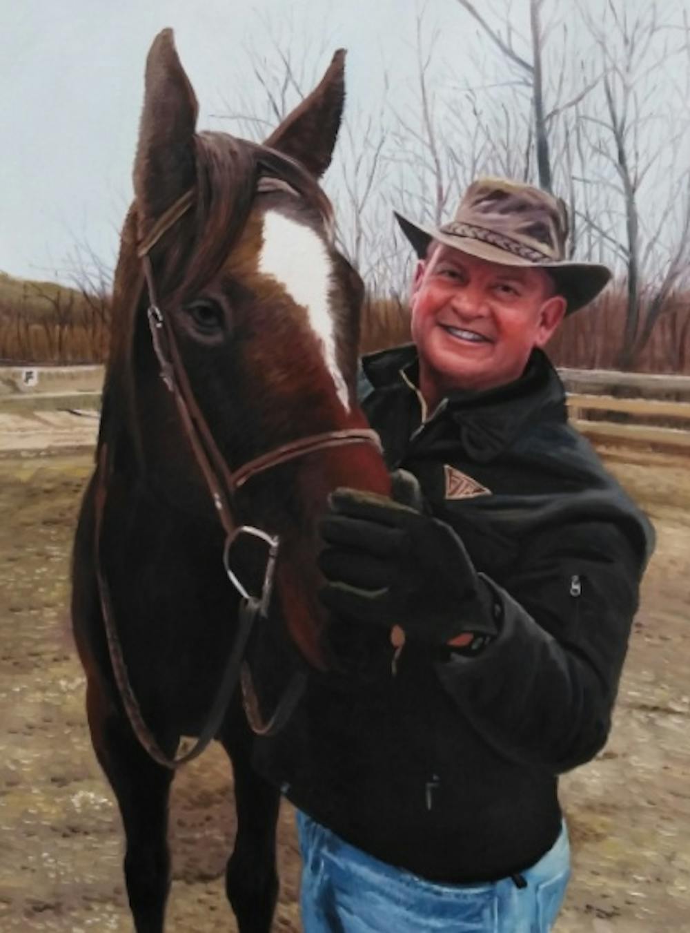 Artist-Rendered Painting