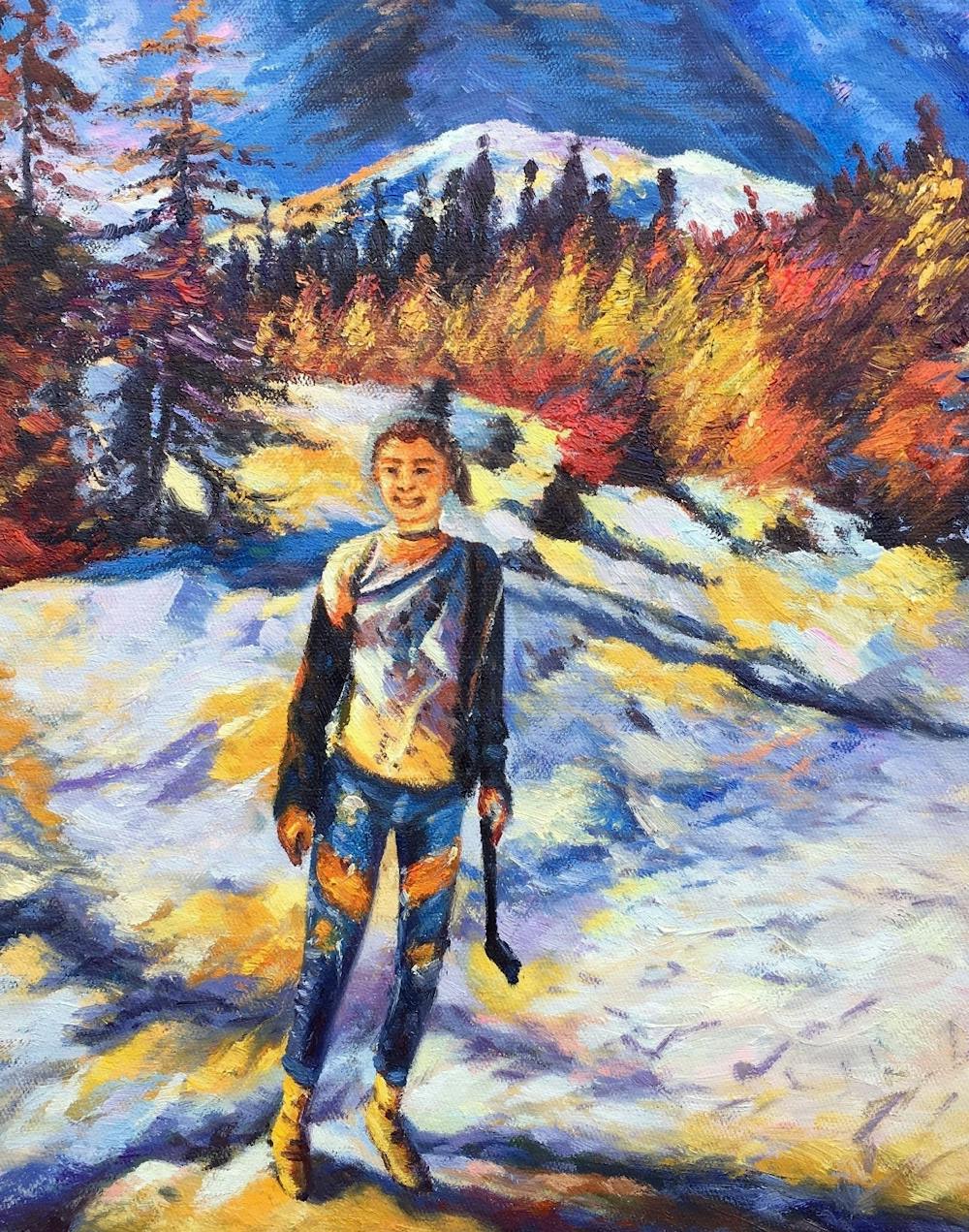 Artist-Rendered Painting