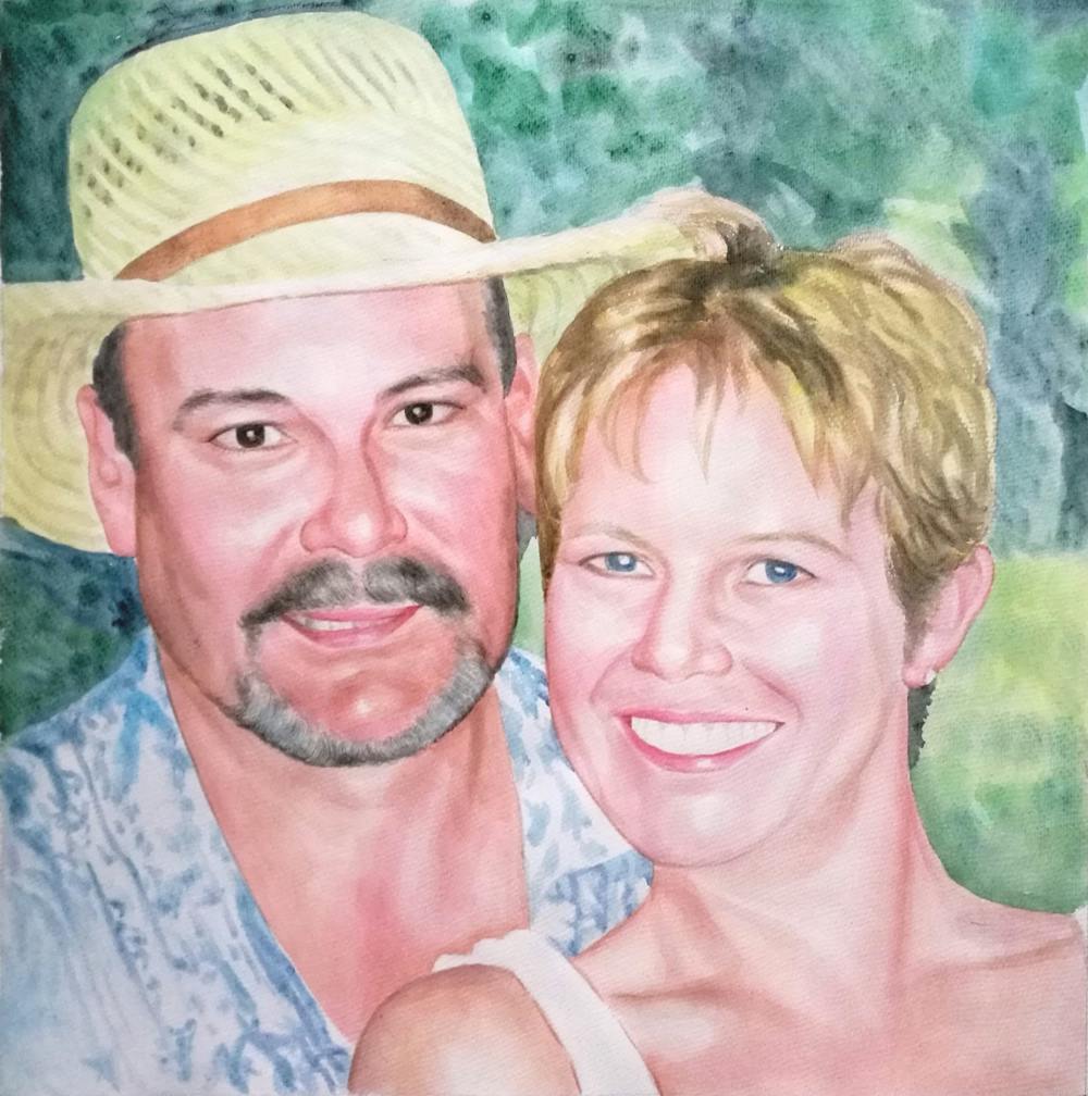 Artist-Rendered Painting