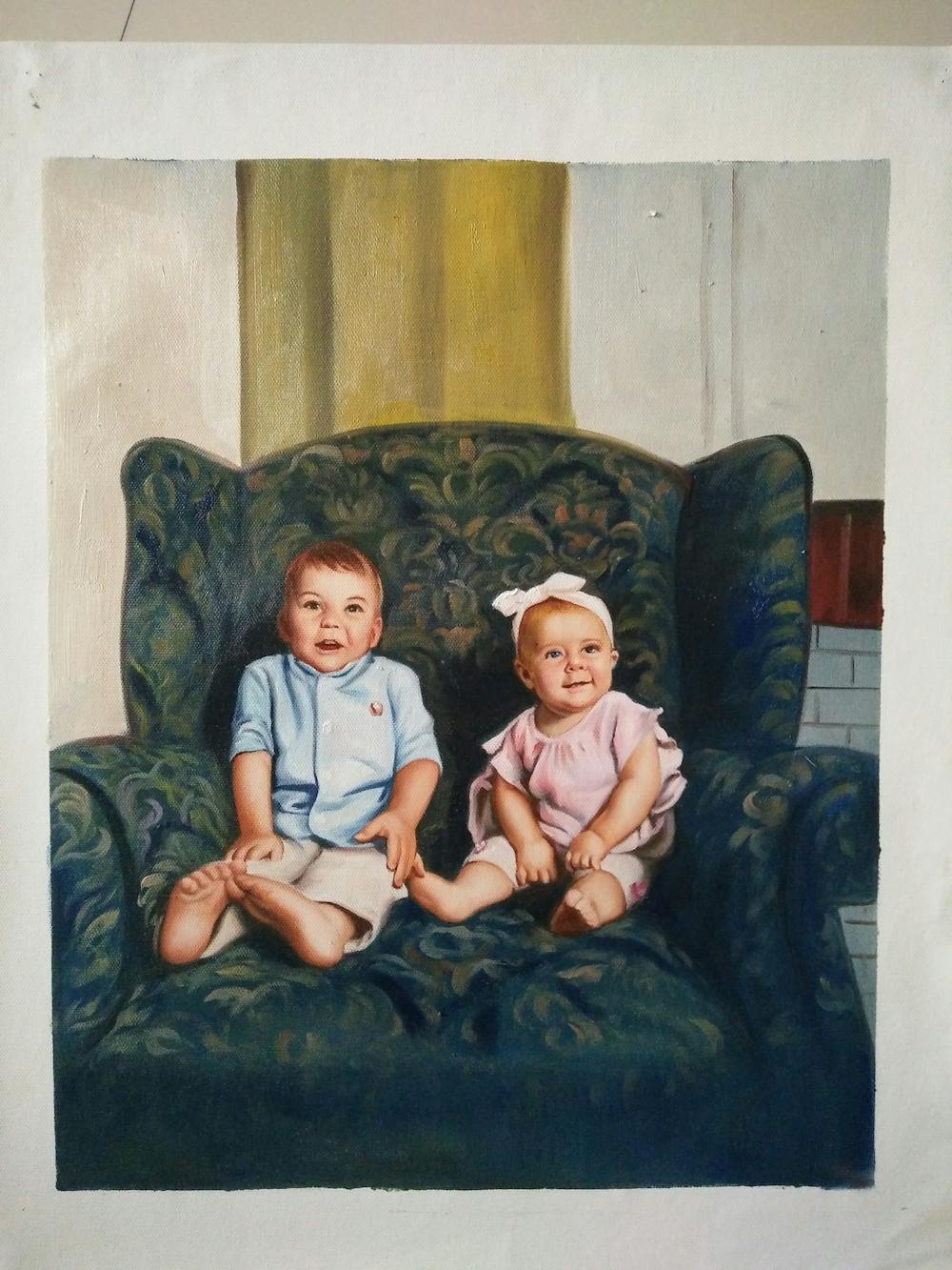 Artist-Rendered Painting