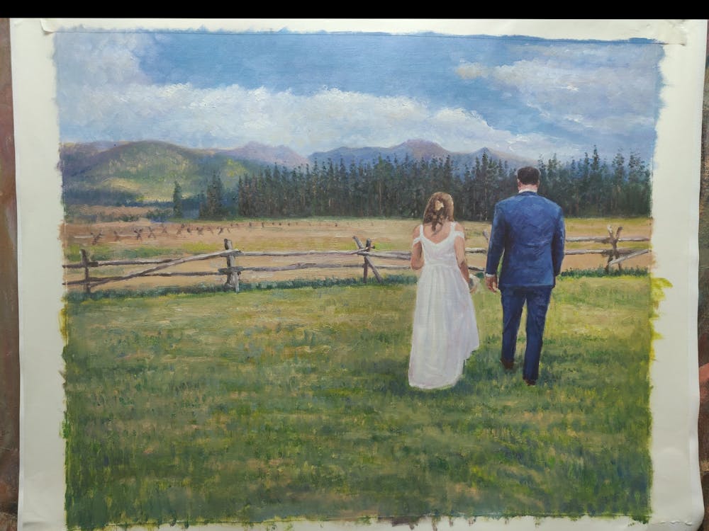 Artist-Rendered Painting