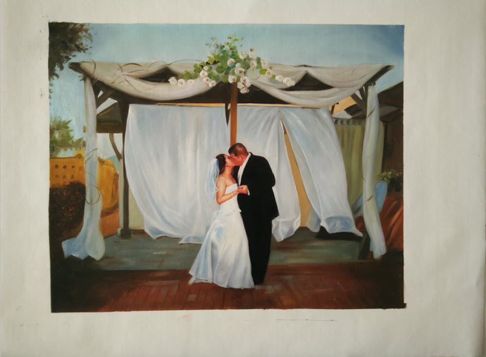 Artist-Rendered Painting