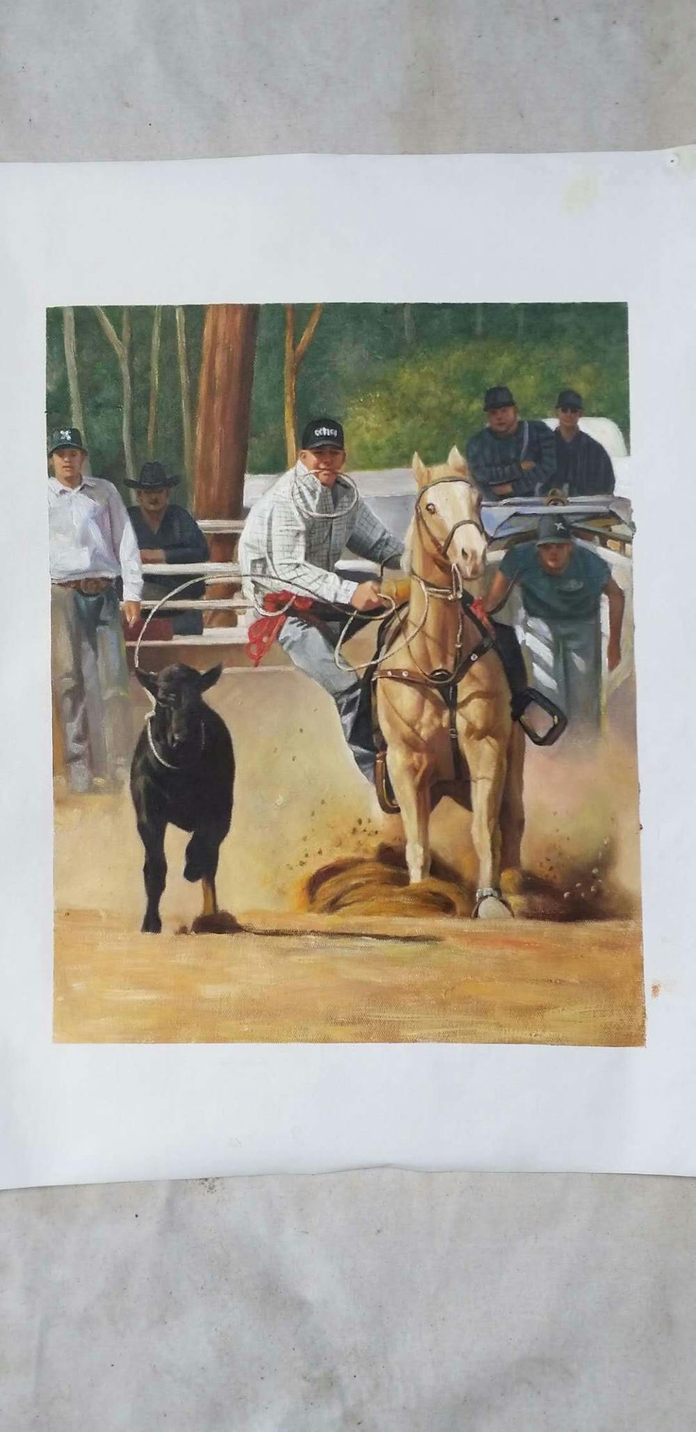 Artist-Rendered Painting