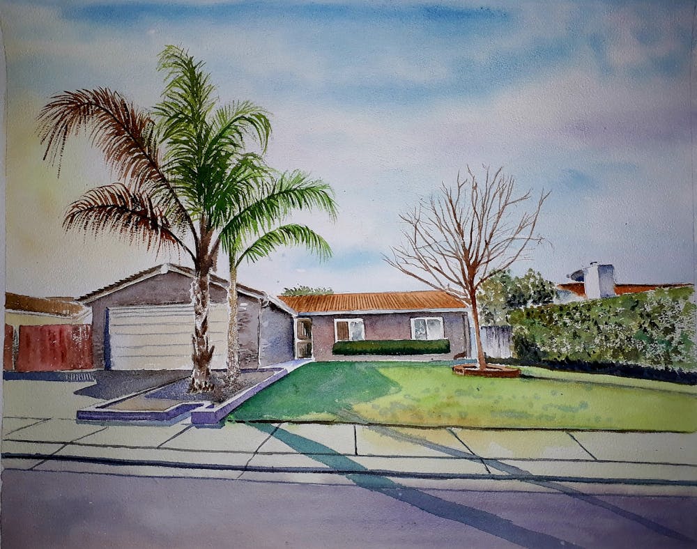 Artist-Rendered Painting