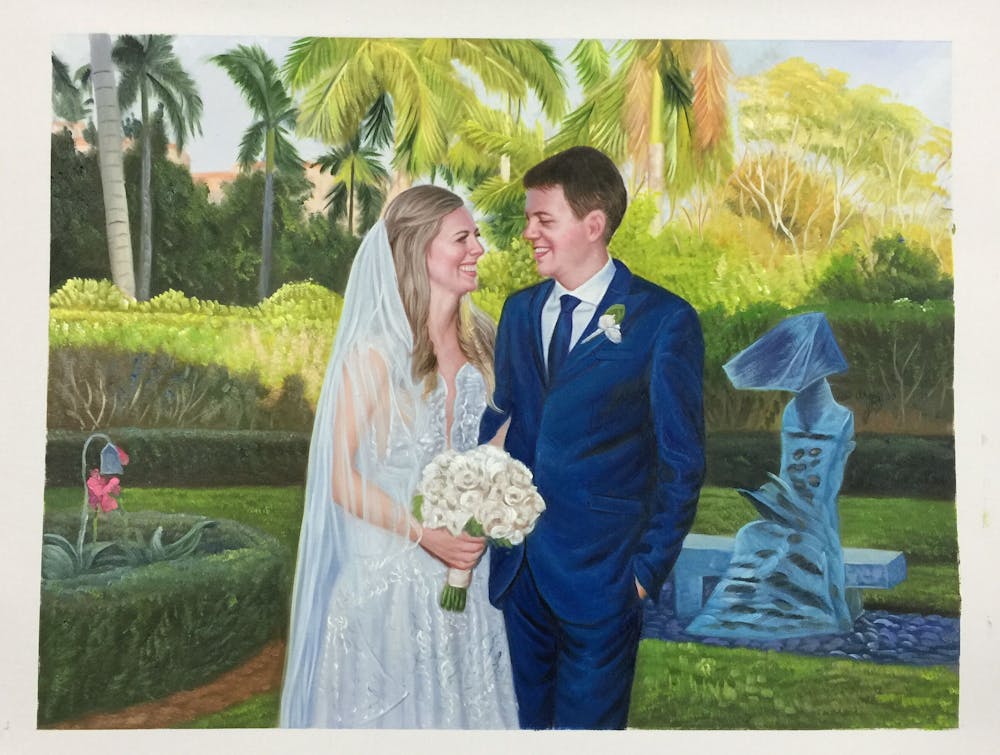 Artist-Rendered Painting