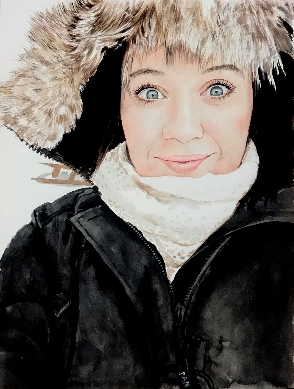 Artist-Rendered Painting