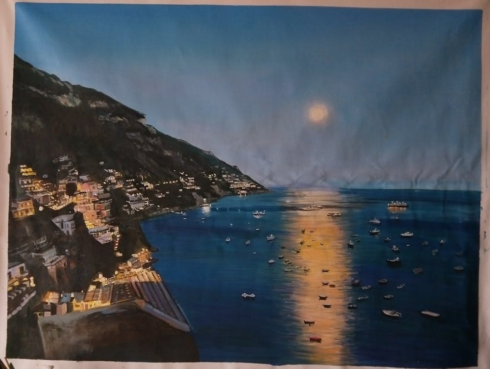 Artist-Rendered Painting