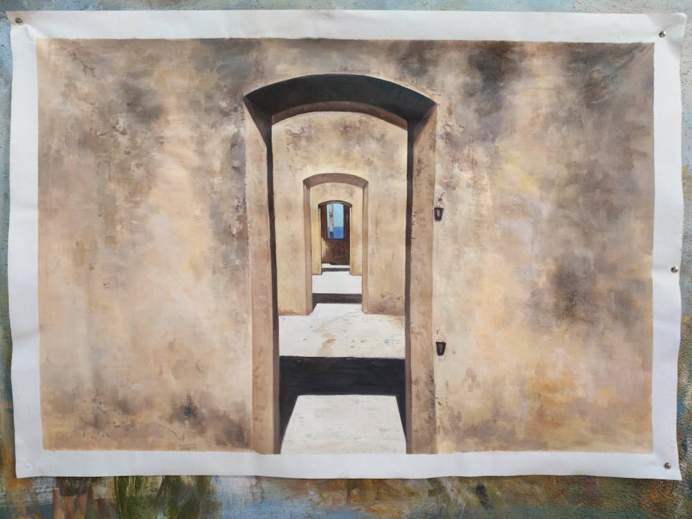 Artist-Rendered Painting