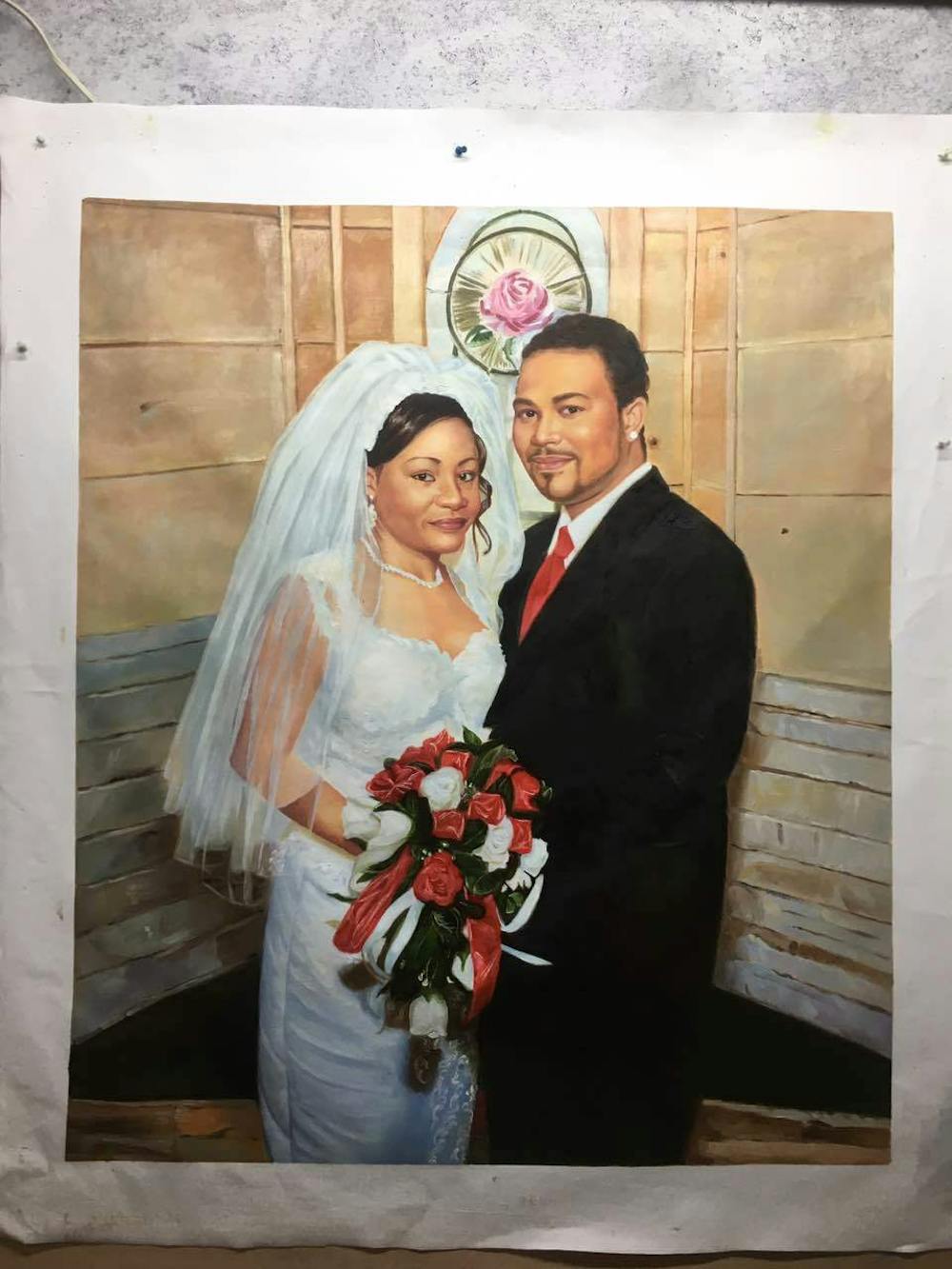 Artist-Rendered Painting