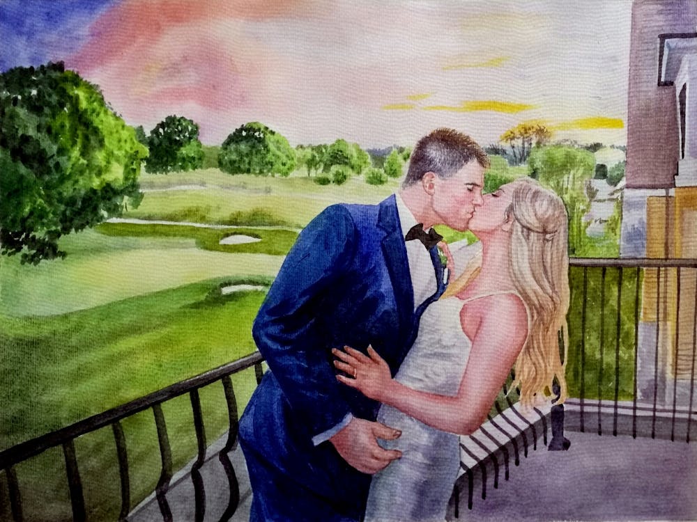 Artist-Rendered Painting