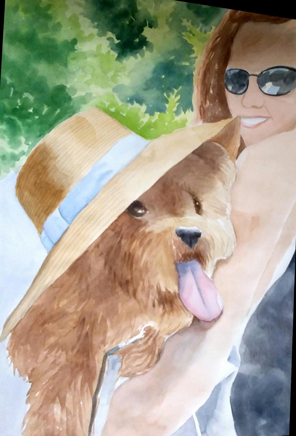 Artist-Rendered Painting