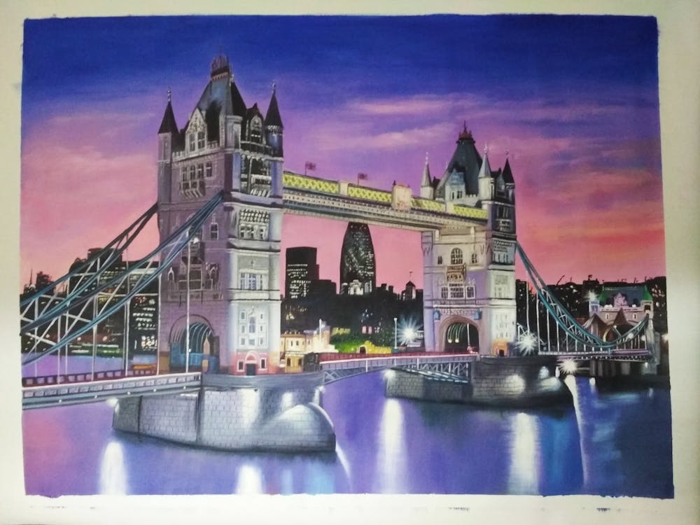 Artist-Rendered Painting