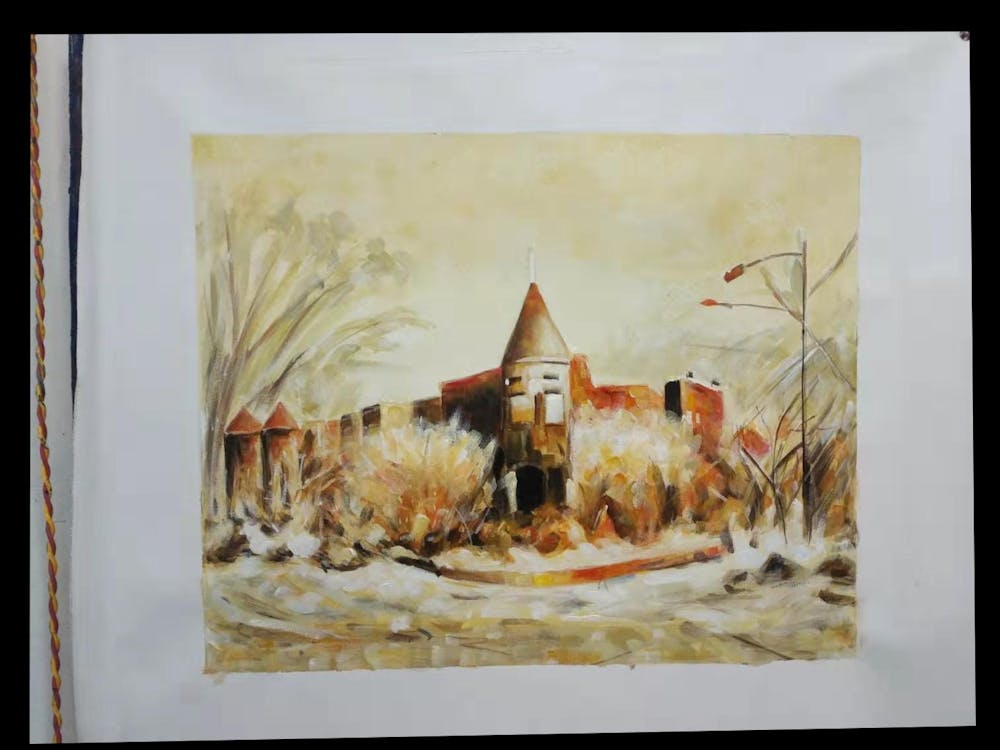 Artist-Rendered Painting