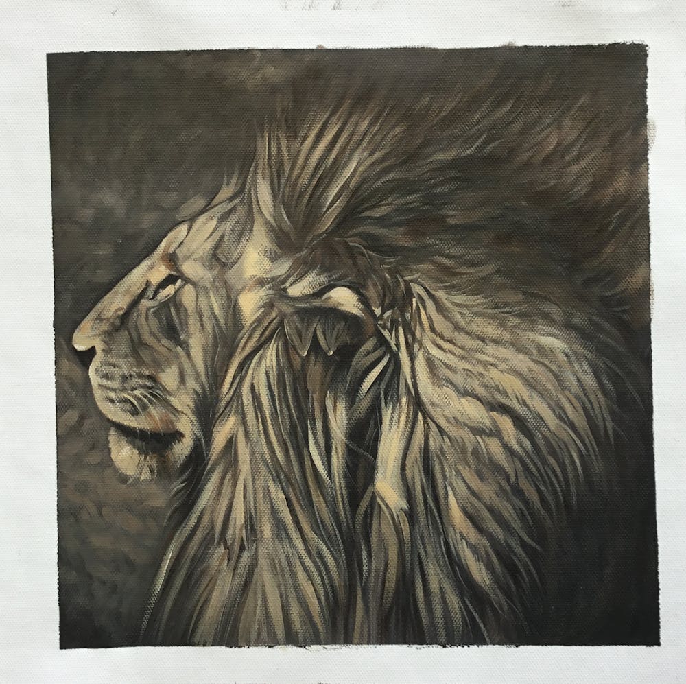 Artist-Rendered Painting