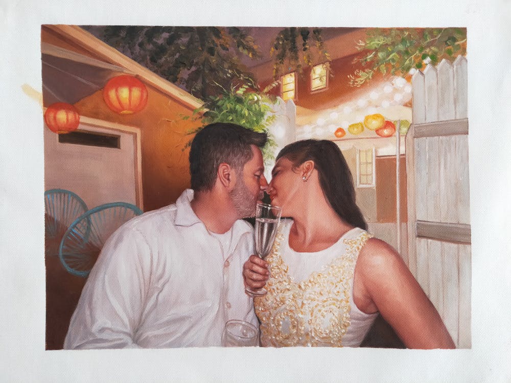 Artist-Rendered Painting