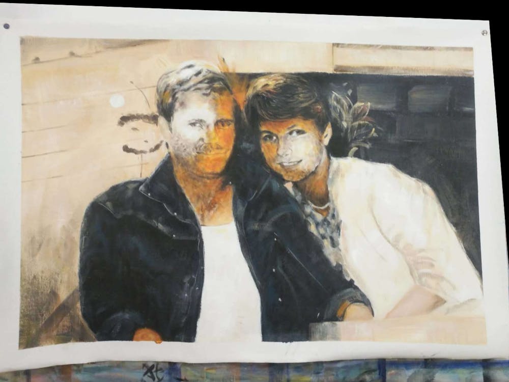 Artist-Rendered Painting