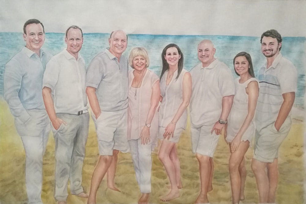 Artist-Rendered Painting