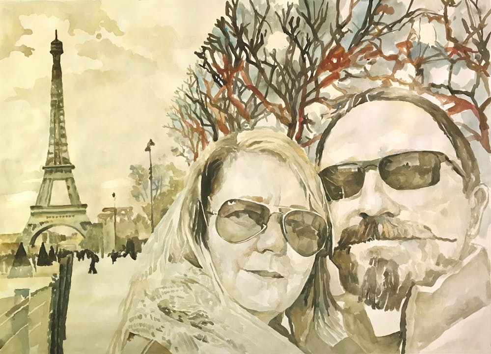 Artist-Rendered Painting