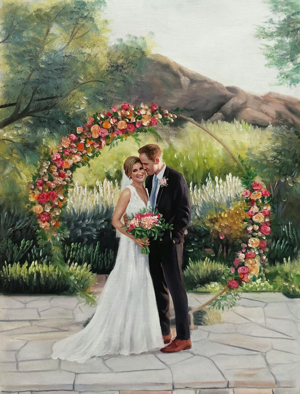 Artist-Rendered Painting