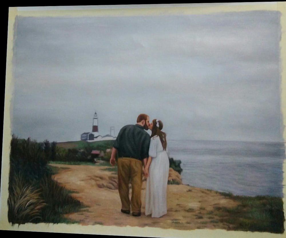 Artist-Rendered Painting