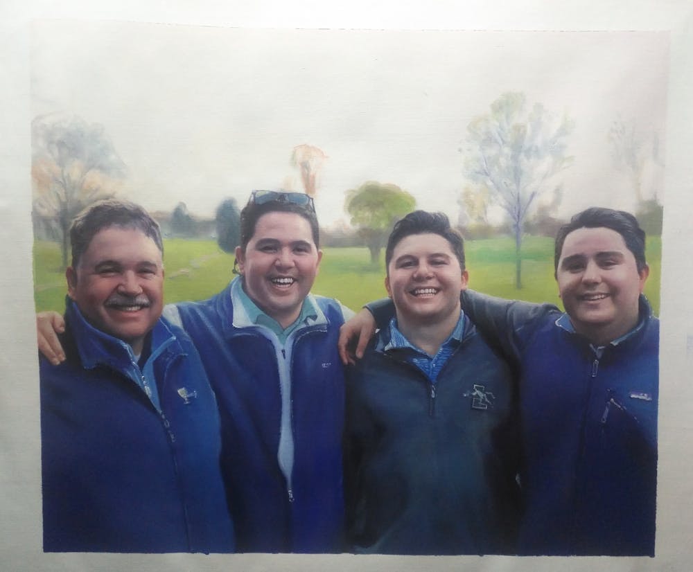 Artist-Rendered Painting