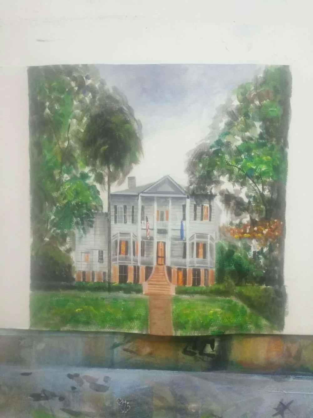 Artist-Rendered Painting