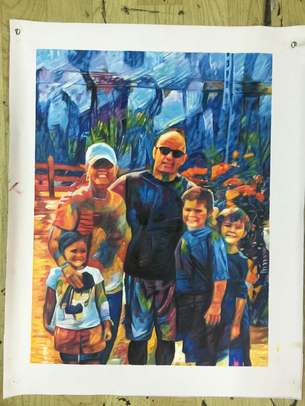 Artist-Rendered Painting