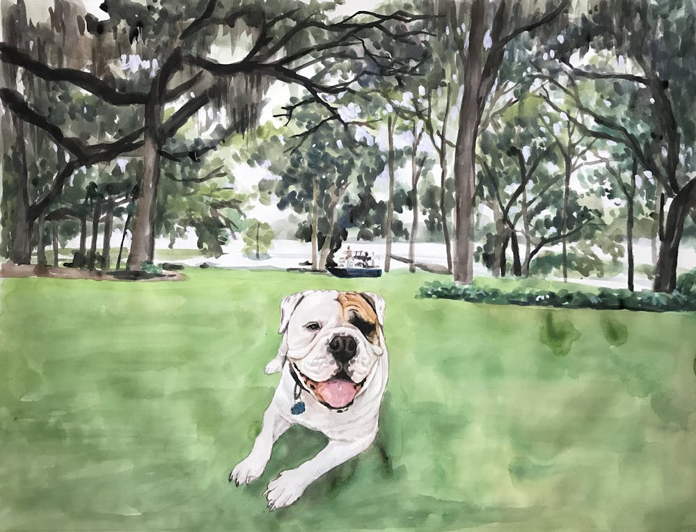 Artist-Rendered Painting