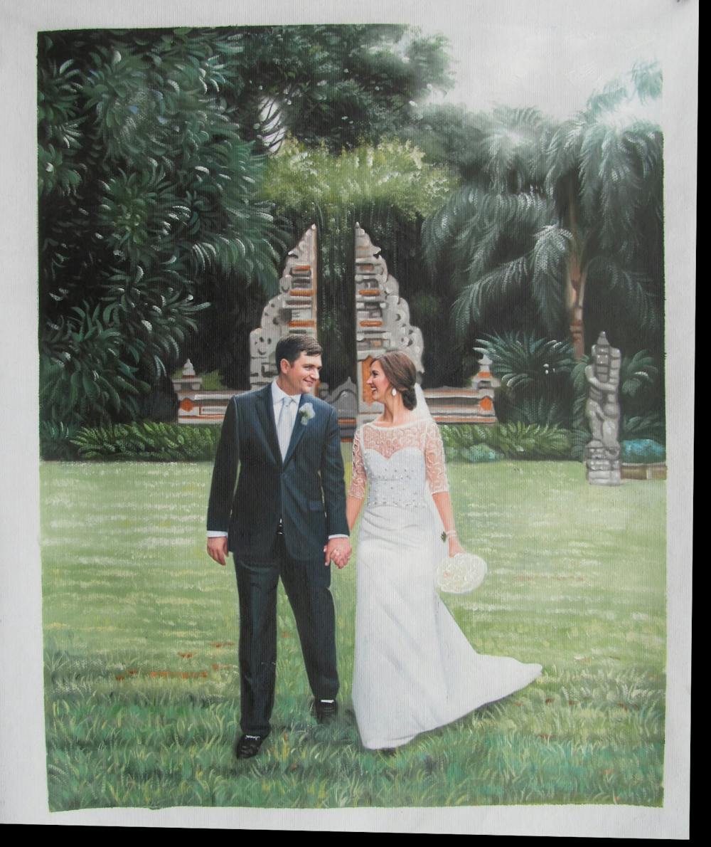 Artist-Rendered Painting