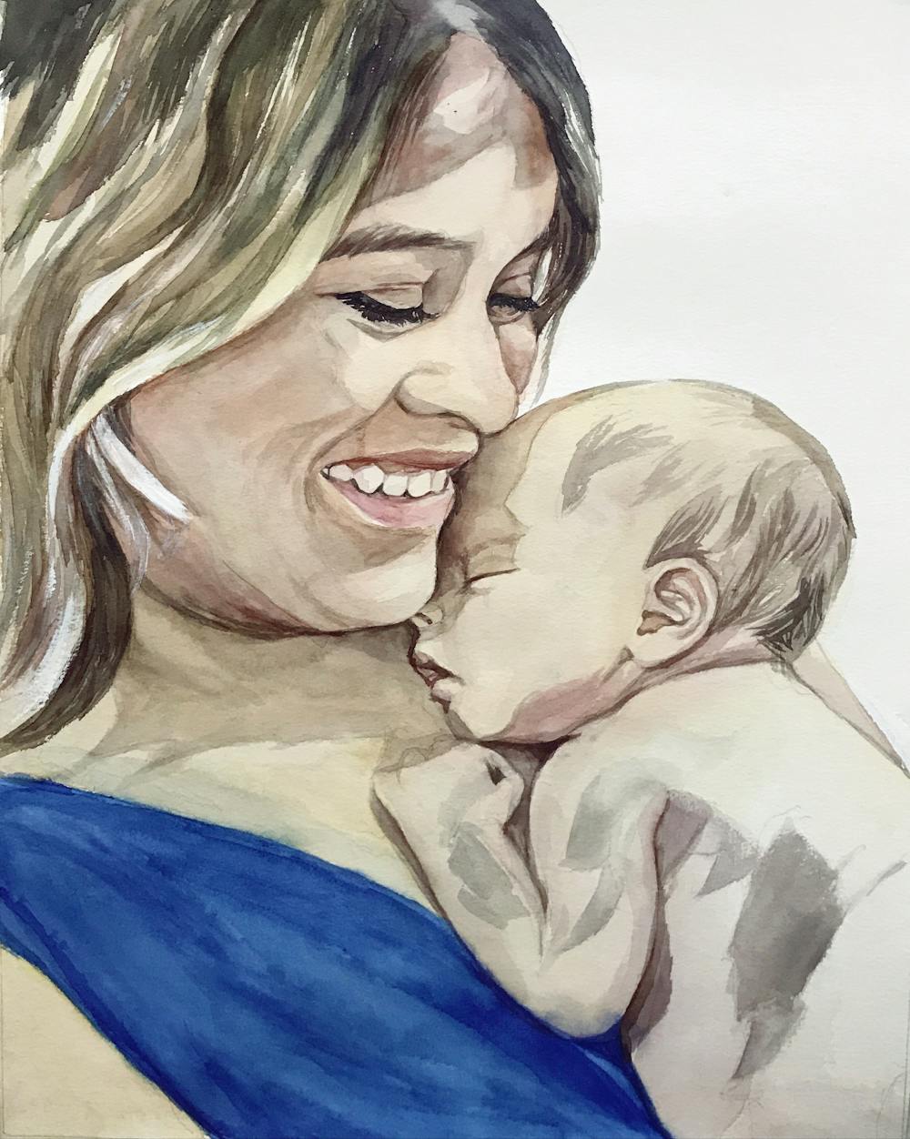 Artist-Rendered Painting