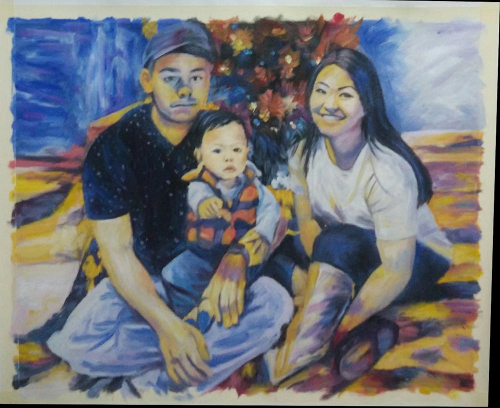 Artist-Rendered Painting