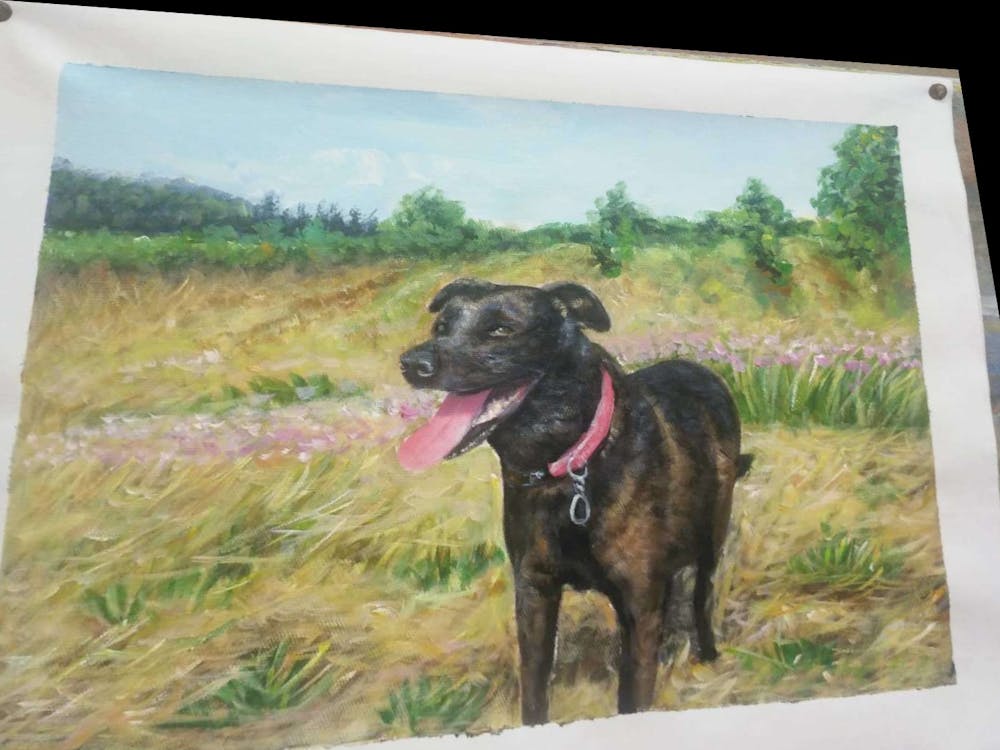 Artist-Rendered Painting