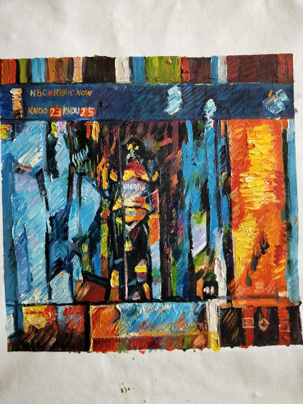 Artist-Rendered Painting