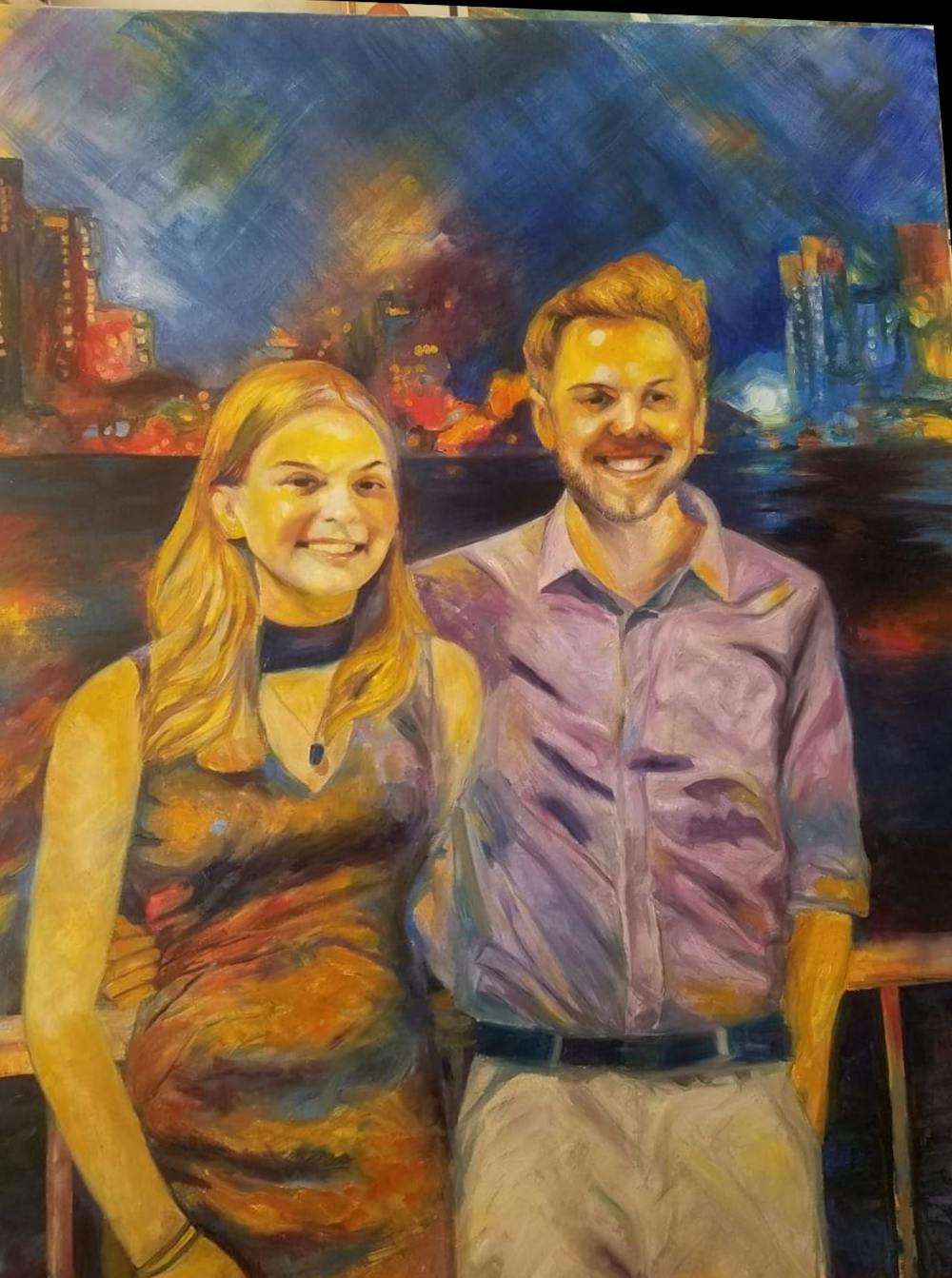 Artist-Rendered Painting