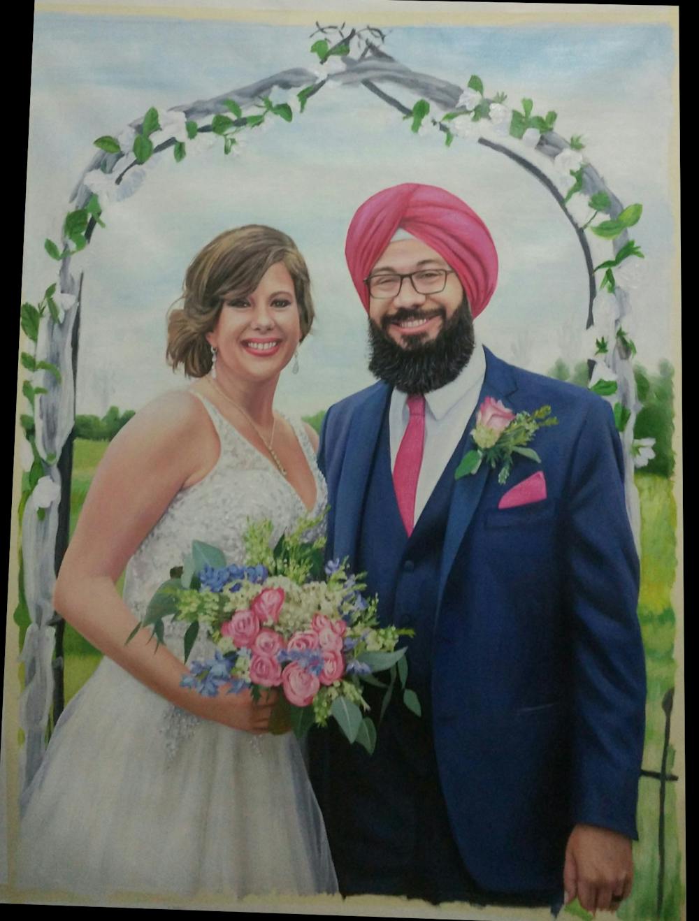 Artist-Rendered Painting