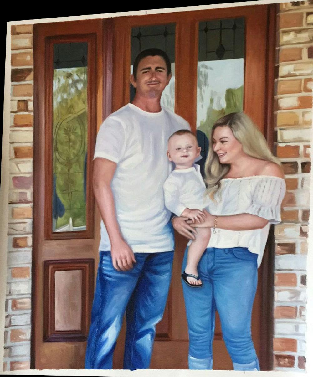 Artist-Rendered Painting