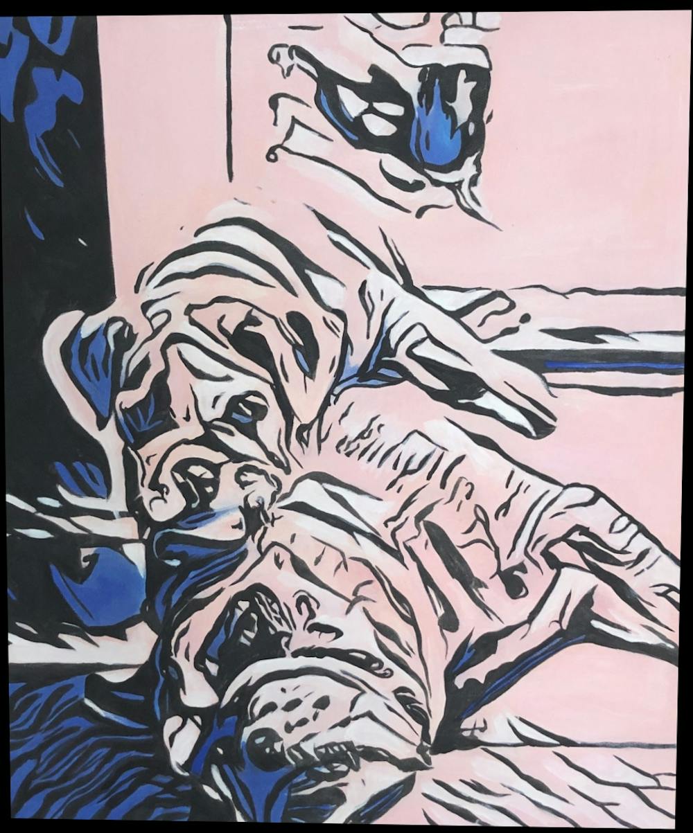 Artist-Rendered Painting