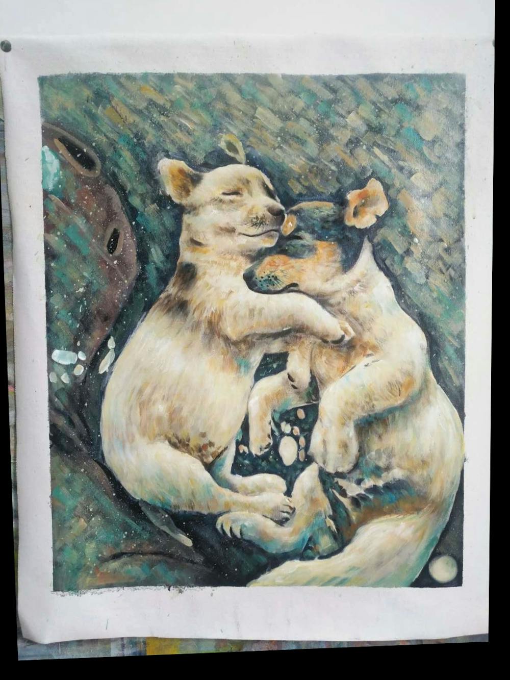 Artist-Rendered Painting