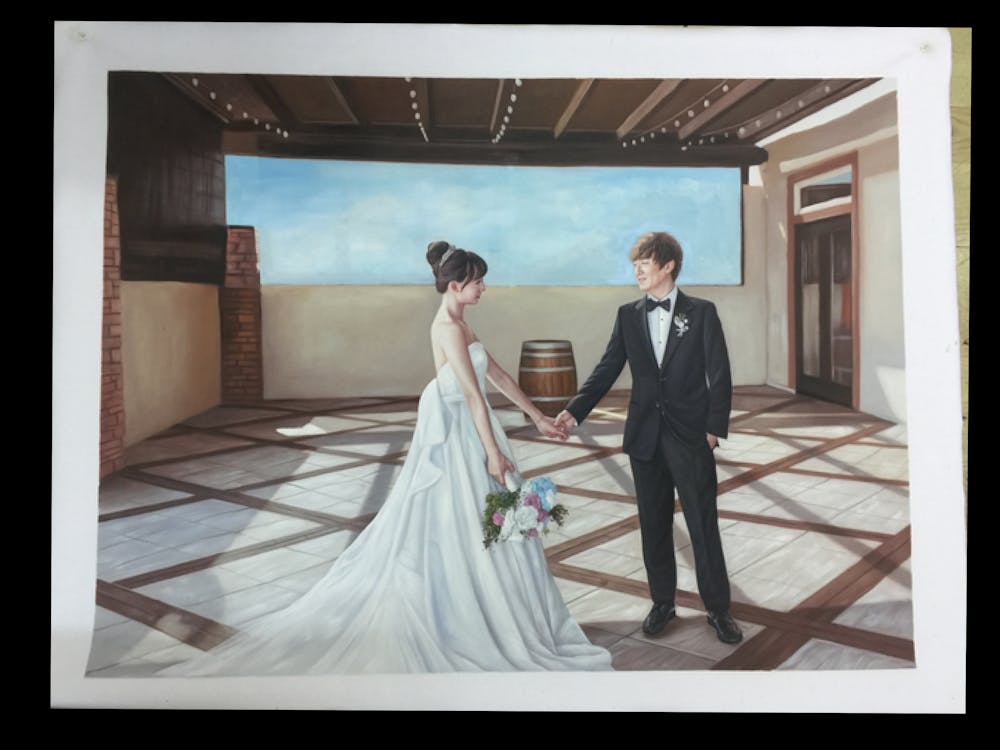 Artist-Rendered Painting