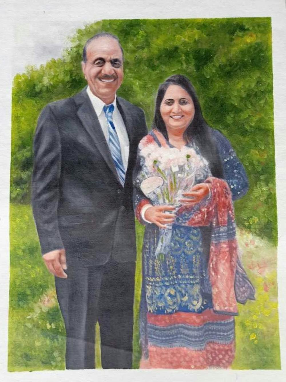 Artist-Rendered Painting