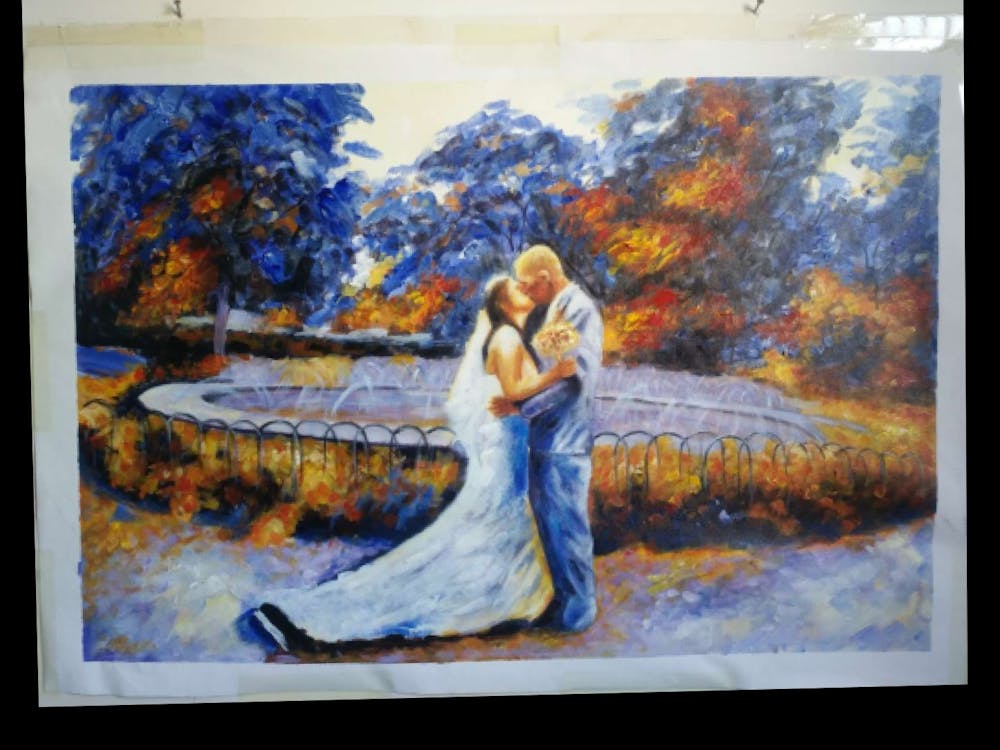 Artist-Rendered Painting