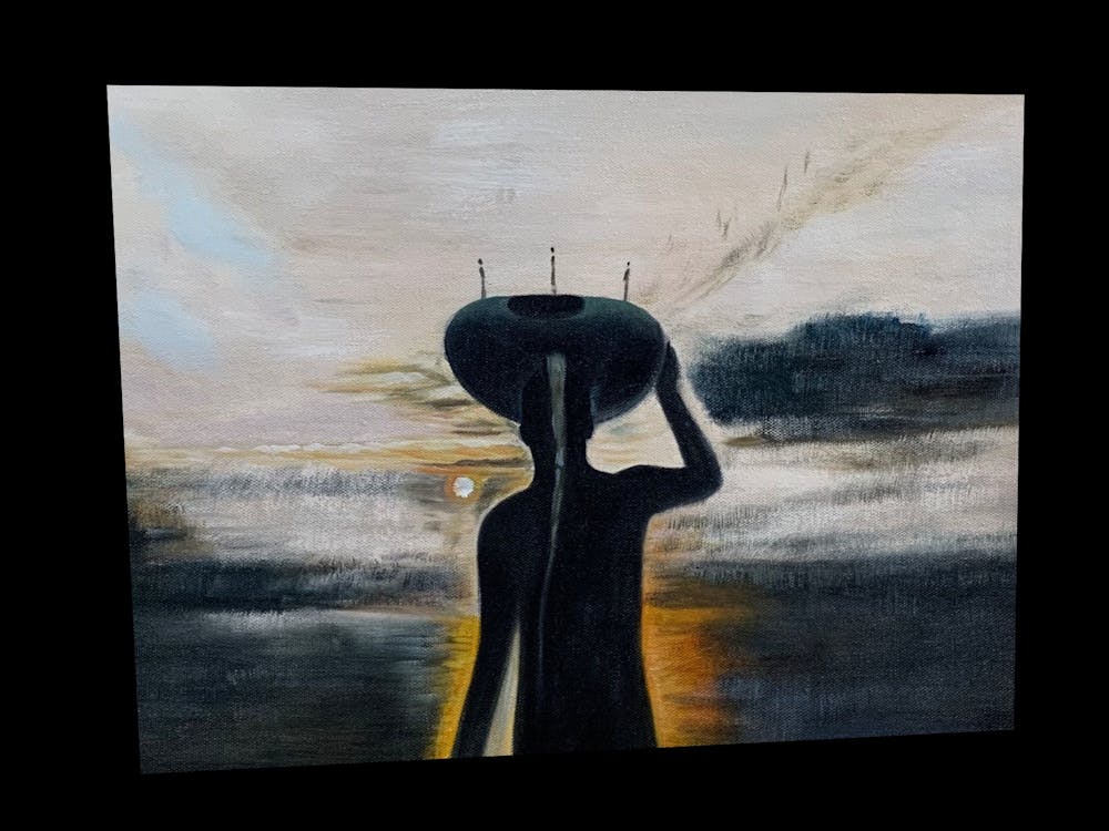 Artist-Rendered Painting