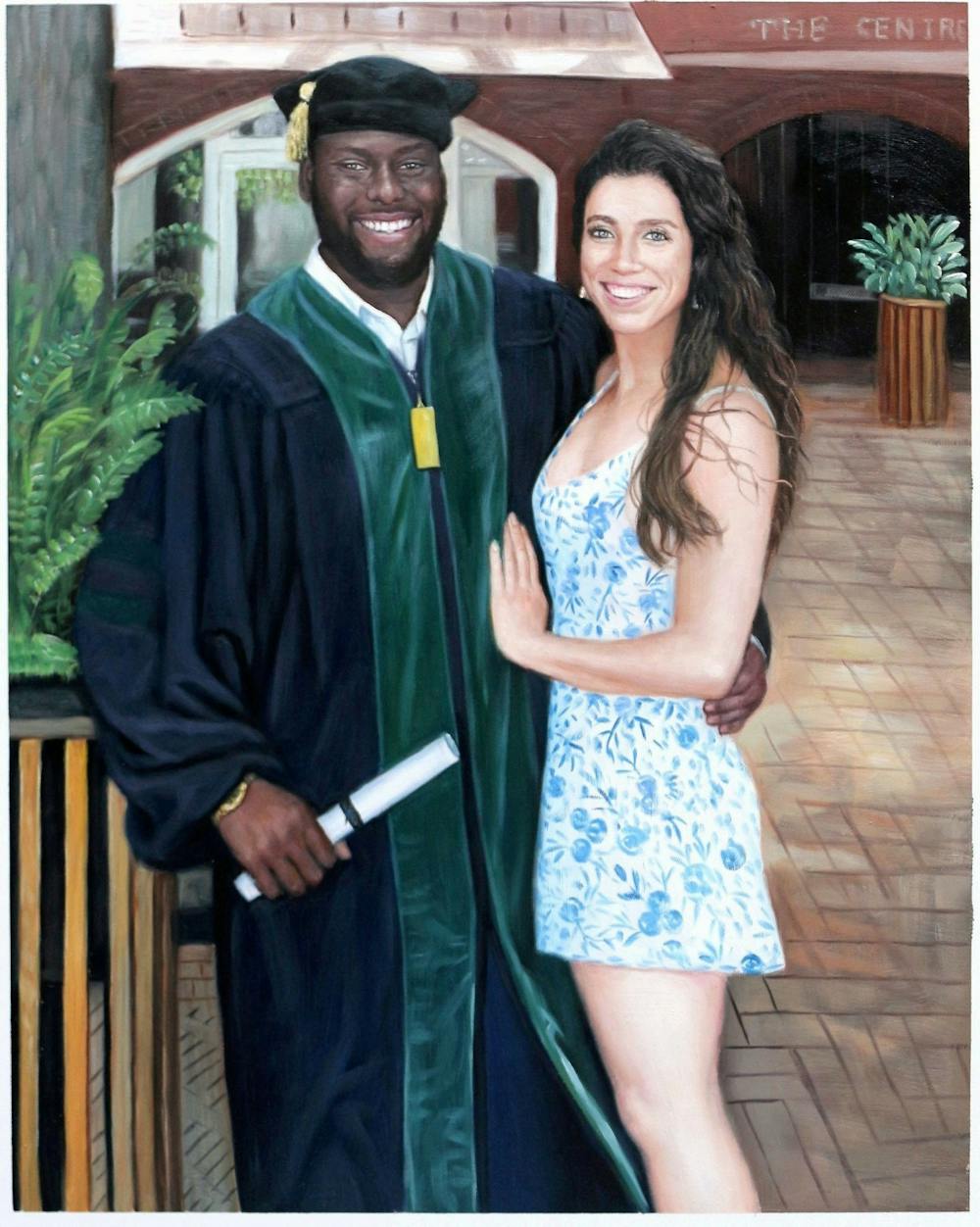 Artist-Rendered Painting