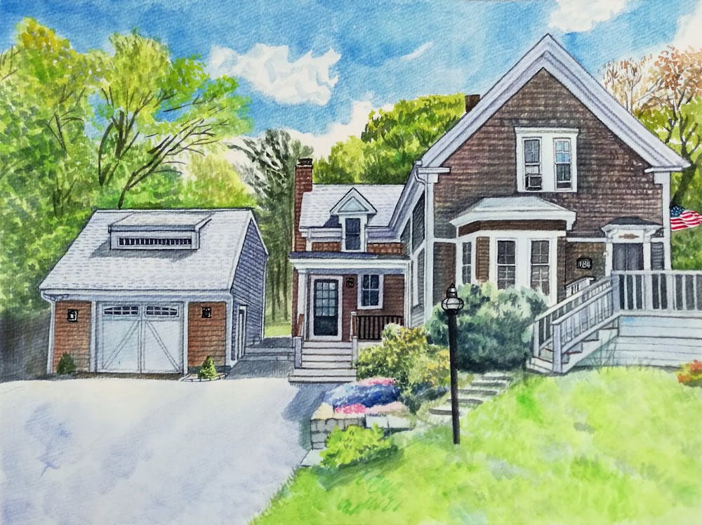 Artist-Rendered Painting