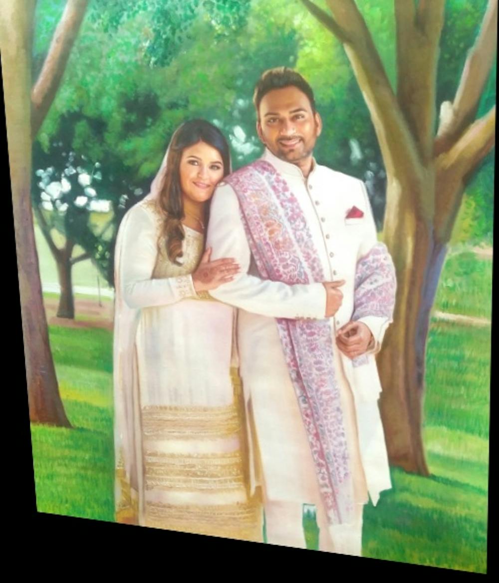 Artist-Rendered Painting