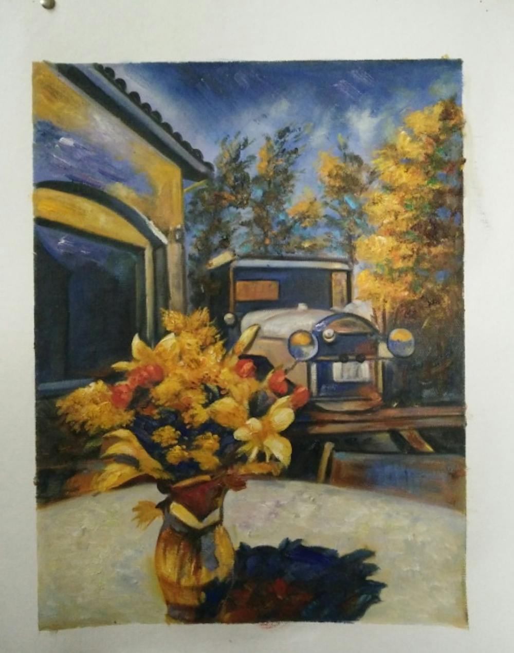 Artist-Rendered Painting