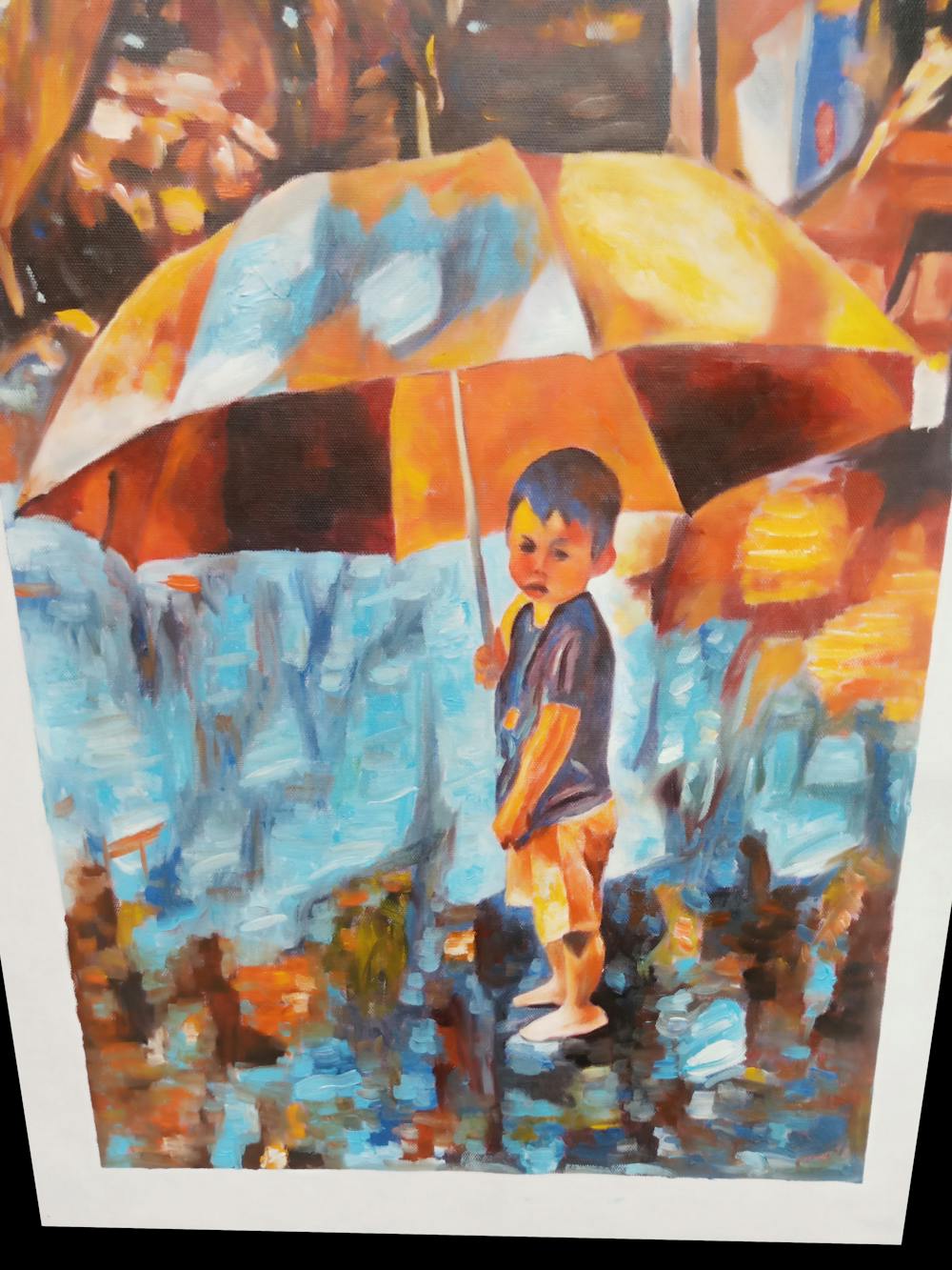 Artist-Rendered Painting