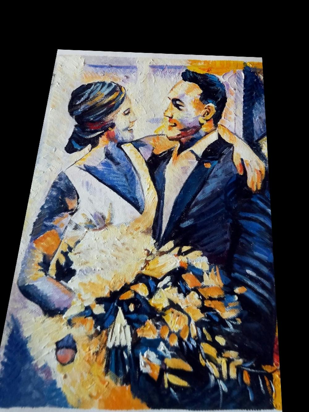 Artist-Rendered Painting