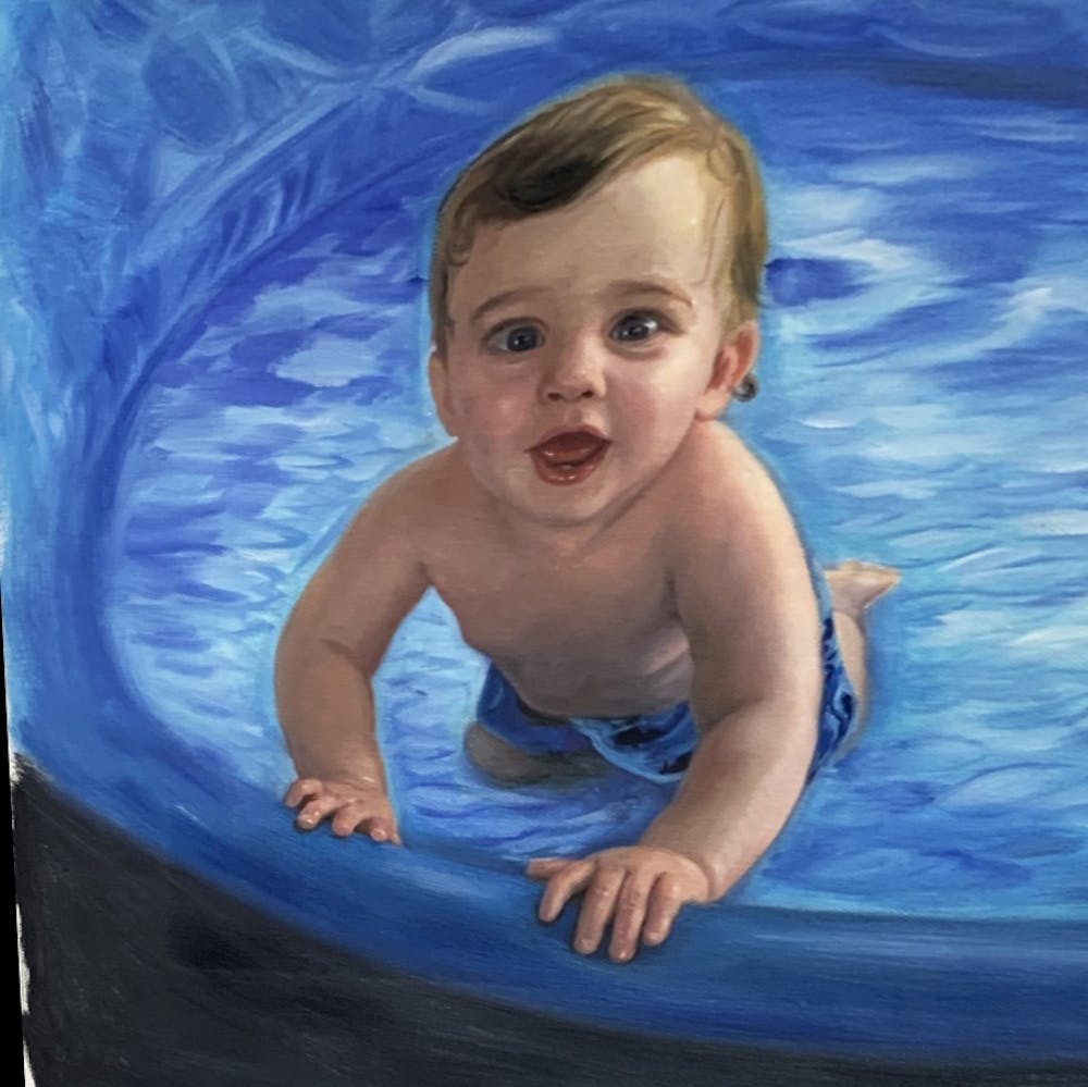 Artist-Rendered Painting